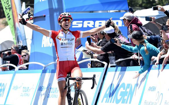 Leah Kirchmann wins stage 2